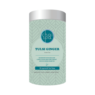 Chai Spa Green Tea Tulsi Ginger