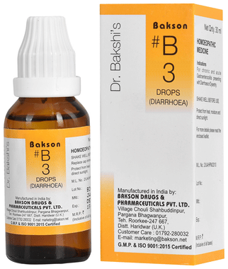 Bakson B3 Diarrhoea Drop Bakson B3 Diarrhoea Drop