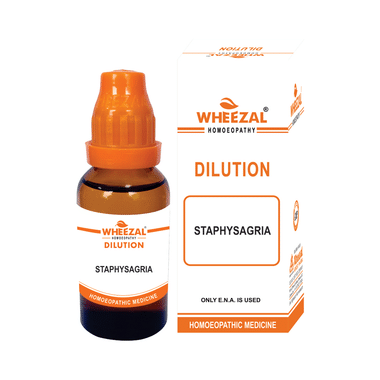 Wheezal Staphysagria Dilution 1M