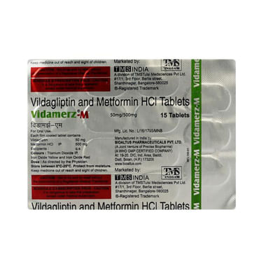 Vidamerz M 500mg/50mg Tablet