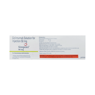 Simponi 50mg Injection