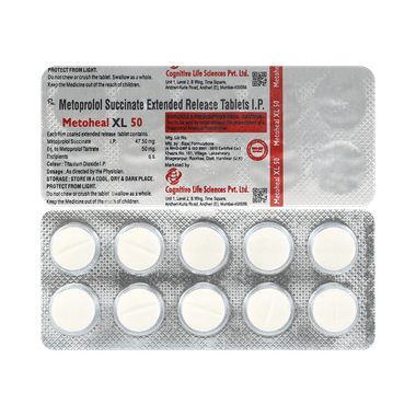 Metoheal 50mg Tablet XL Metoheal 50mg Tablet XL