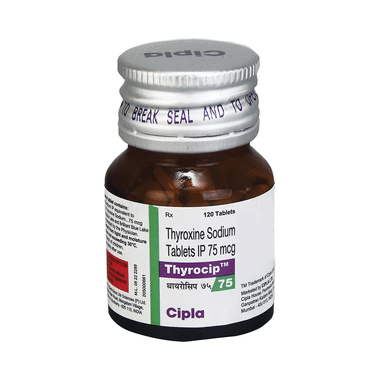 Thyrocip 75mcg Tablet