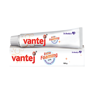 Vantej Extra Foaming Toothpaste | For Sensitivity Relief