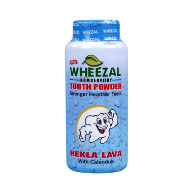 Wheezal Hekla Lava With Calendula Tooth Powder