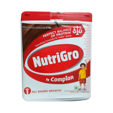 Nutrigro By Complan Protein | 2 To 6 Years | Flavour Delicious Chocolate