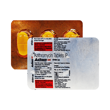 Azikem 500mg Tablet