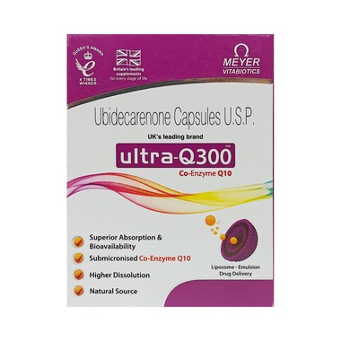 Ultra-Q CoQ10 300mg Soft Gelatin Capsule