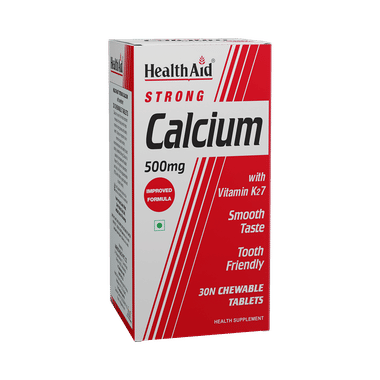HealthAid Calcium 500 mg Chewable Tablet