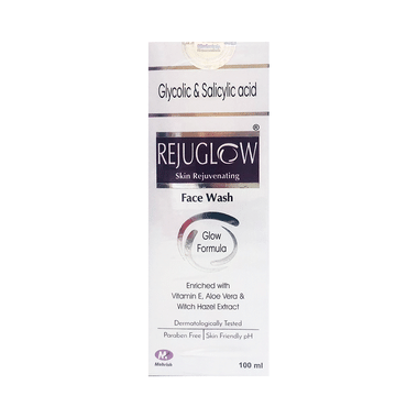 Rejuglow Face Wash with Glycolic & Salicylic Acid | For Skin Rejuvenation