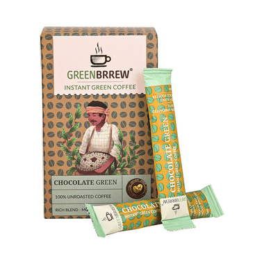 GreenBrrew Green Coffee Sachet (3gm Each) Chocolate Green