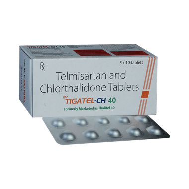 Tigatel-CH 40mg/12.5mg Tablet