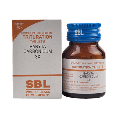 SBL Baryta Carbonicum Trituration Tablet 3X