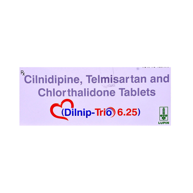 Dilnip Trio 40mg/10mg/6.25mg Tablet