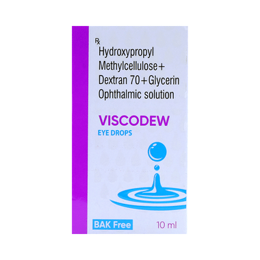 Viscodew Eye Drop (Bak Free)