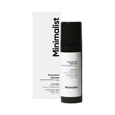 Minimalist 02% Granactive Retinoid Anti-Ageing Face Cream