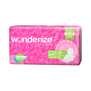 Wonderize Soft Comfort With Disposable Cover Sanitary Pads XL