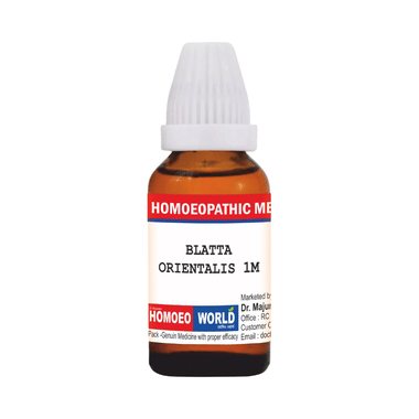 Dr. Majumder Homeo World Blatta Orientalis Dilution(30ml Each) 1M