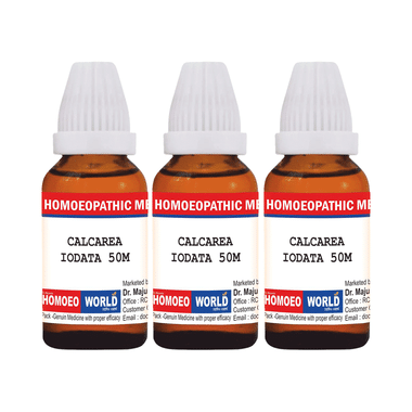 Dr. Majumder Homeo World Calcarea Iodata Dilution(30ml Each) 50M