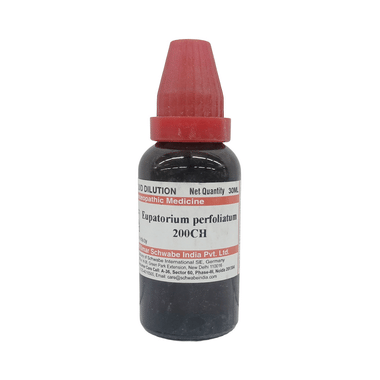 Dr Willmar Schwabe India Eupatorium Perfoliatum Dilution 200 CH