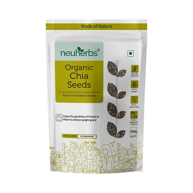 Neuherbs Chia With Protein & Fibre For Weight Management | Gluten Free Seeds