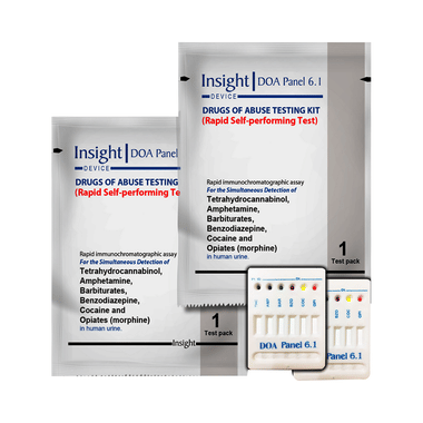 Insight DOA 6 Panel Urine Drug Test Kit