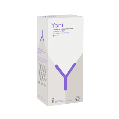 Yoni Organic Cotton Panty Liners Long+