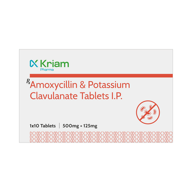 Kriam Pharma Amoxycillin & Potassium Clavulanate Tablet