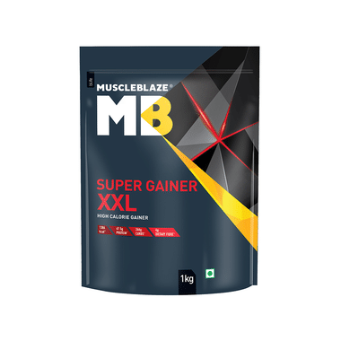 MuscleBlaze Super Gainer XXL For Muscle Growth | No Added Sugar | Chocolate Bliss