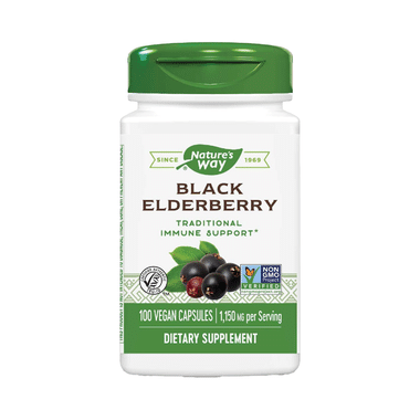 Nature's Way Black Elderberry Vegan Capsule