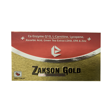 Zakson Gold Strawberry Chewable Tablet