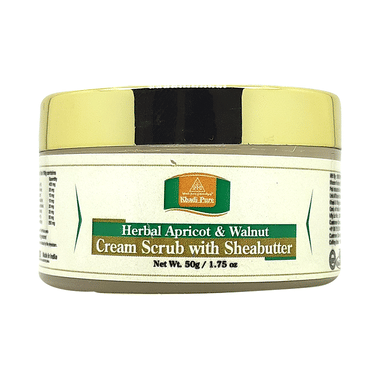 Khadi Pure Herbal Apricot & Walnut Cream Scrub With Sheabutter