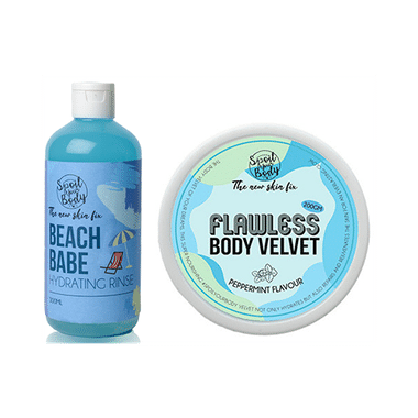 Spoil Your Body Combo Pack Of Hydrating Rinse 300ml & Body Velvet 200gm Beach Babe & Flawless