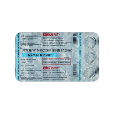Olmetop 20 Tablet
