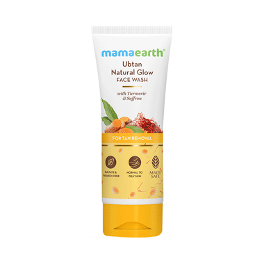 Mamaearth Ubtan Face Wash for Healthy Skin | Paraben & SLS-Free | Face Care Product for All Skin Types