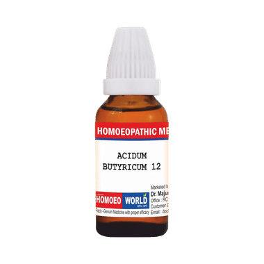 Dr. Majumder Homeo World Acidum Butyricum Dilution(30ml Each) 12