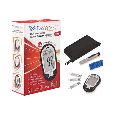 EASYCARE German Tech EC-BGM 92898 Self Monitoring Blood Glucose Monitor Kit