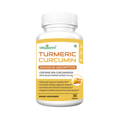 Organivo Turmeric Curcumin Maximum Absorption Tablet