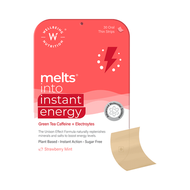 Wellbeing Nutrition Melts Instant Energy Strawberry Mint