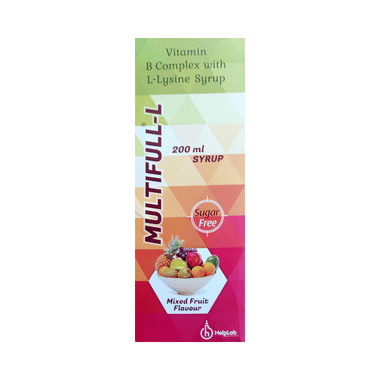 Multifull-L Syrup Mix Fruit Flavour Sugar Free