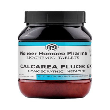 Pioneer Pharma Calcarea Fluor 6X Biochemic Tablet