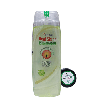 Shri Nath Real Shine Shampoo With Aloe Vera Gel 10gm Free