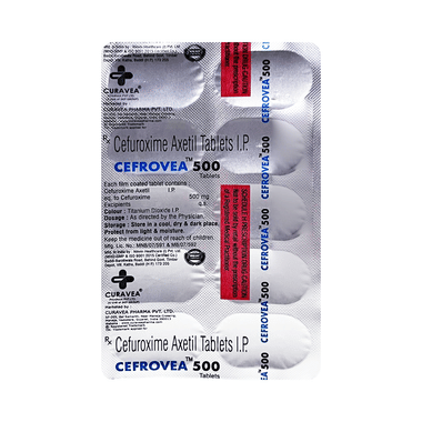 Cefrovea 500 Tablet