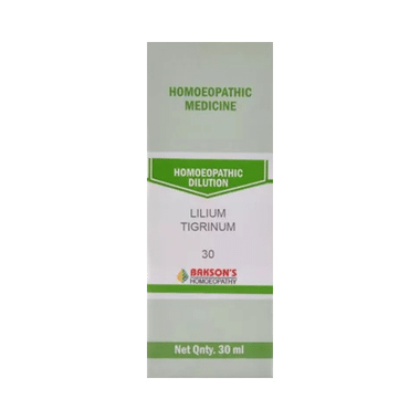 Bakson's Homeopathy Lilium Tigrinum Dilution 30