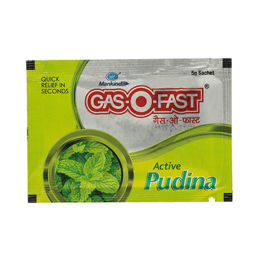 Gas-O-Fast Mint Active Sachet | Helps Relieve Acidity