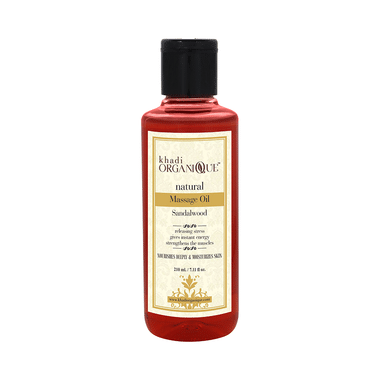 Khadi Organique Natural Massage Oil Sandalwood