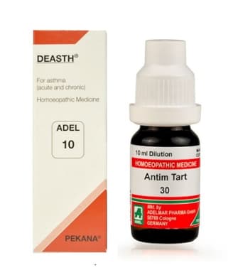 ADEL Asthma Care Combo (ADEL 10 + Antimonium Tartaricum Dilution)