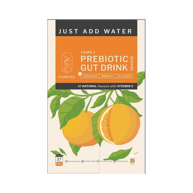 Iyurved Family Prebiotic Gut Drink Orange