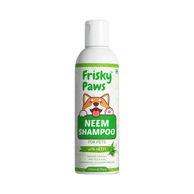 Frisky Paws Neem Shampoo For Pets (200ml Each)