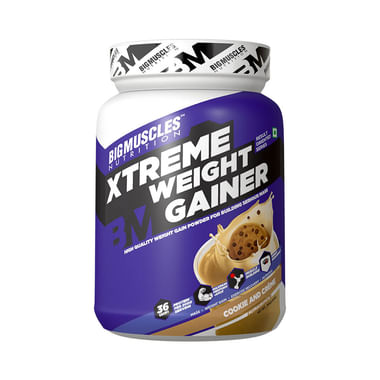 Big  Muscles Xtreme Weight Gainer Cookies & Cream